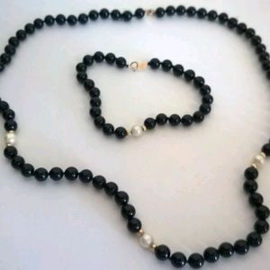 Reduced  14K Gold 18" NECKLACE & 7" Bracelet gold